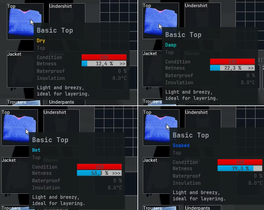Prologue: Go Wayback — Dynamic wetness system